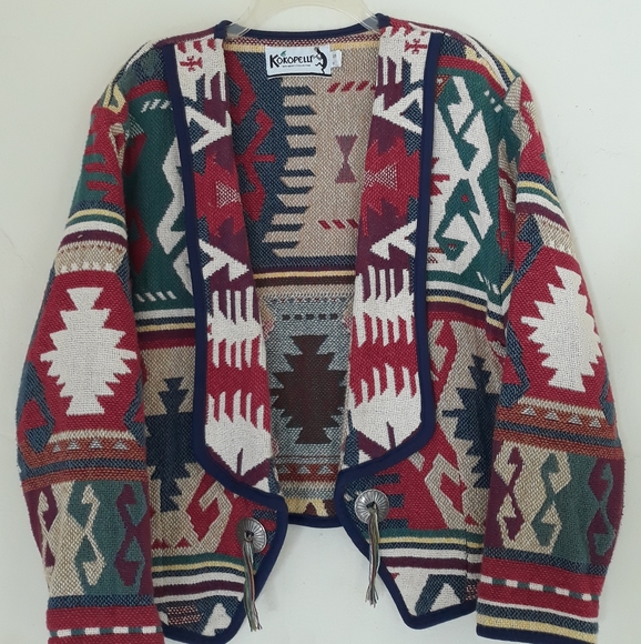 VTG SWESTERN 90's KOKOPELLI JACKET - Picture 2 of 8